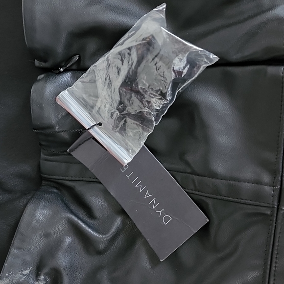 DYNAMITE- *NWT* PU Bustier Mini Dress (Small) - Picture 5 of 7